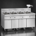 Thumbnail image #3 for Imperial 4-Tank Electric Floor Fryer with Built-In Filter System, 50 lb. Capacity Each