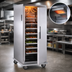 Thumbnail image #3 for Cres Cor Intermediate-Height 3/4 Size Mobile Heated Holding Cabinet, 1 Section, 9 Pan Capacity
