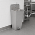 Thumbnail image #3 for John Boos Pro-Bowl Floor-Mount Pedestal Hand Sink with Faucet and Foot Valves