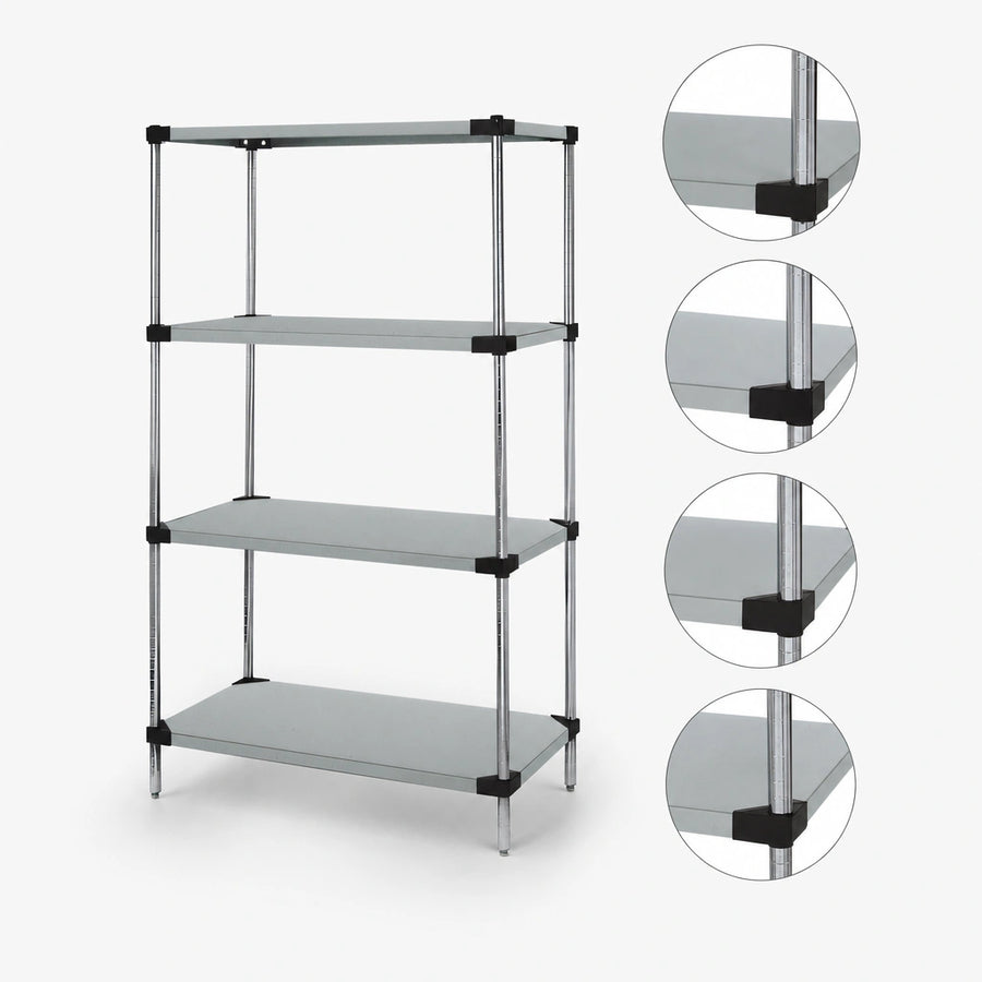 Four Solid Shelves