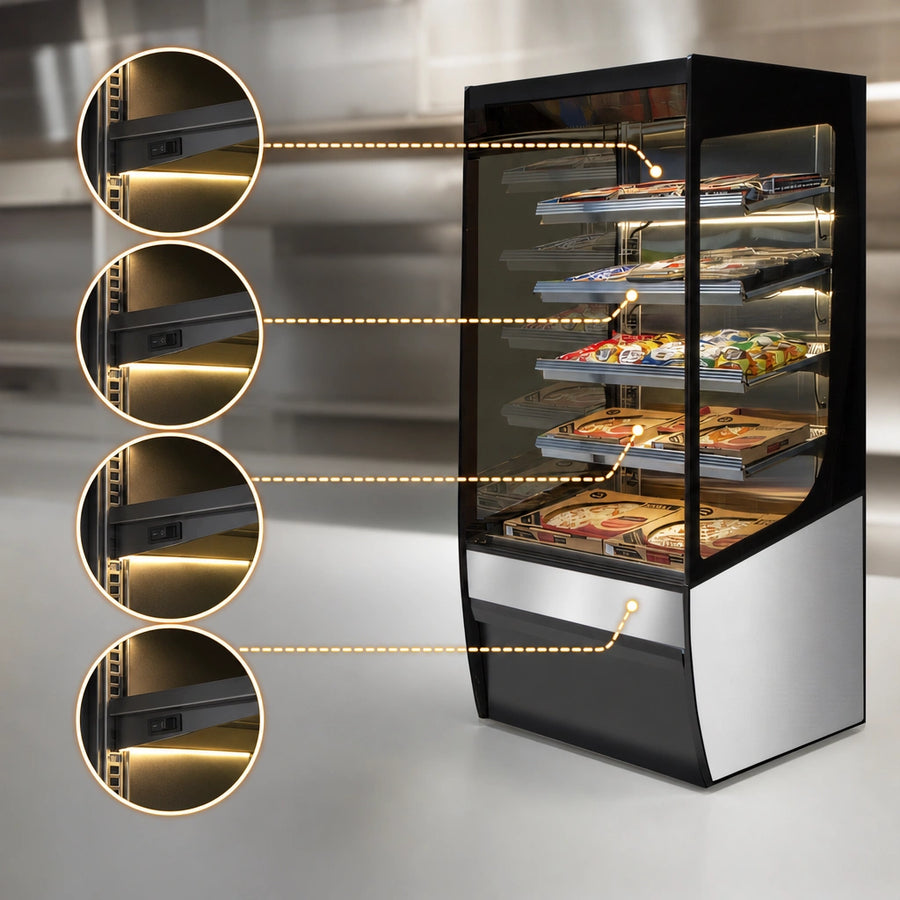 Four Independently Controlled Heated Shelves