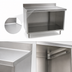 Thumbnail image #3 for Spec-Master Marine Counter Edge Open Front Stainless Steel Work Table Cabinet Base, 60W x 30D