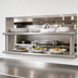 Thumbnail image #3 for Double Tier Wall-Mounted Pass-Through Shelf, 120 Inch W x 24 Inch D, 8 Inch Max Wall Thickness, 304 Stainless Steel