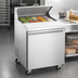 Thumbnail image #3 for Omcan Aurora Mega Top Salad/Sandwich Prep Table, 1-Section, 27-1/2-Inch Wide, Rear-Mount Self-Contained Refrigeration
