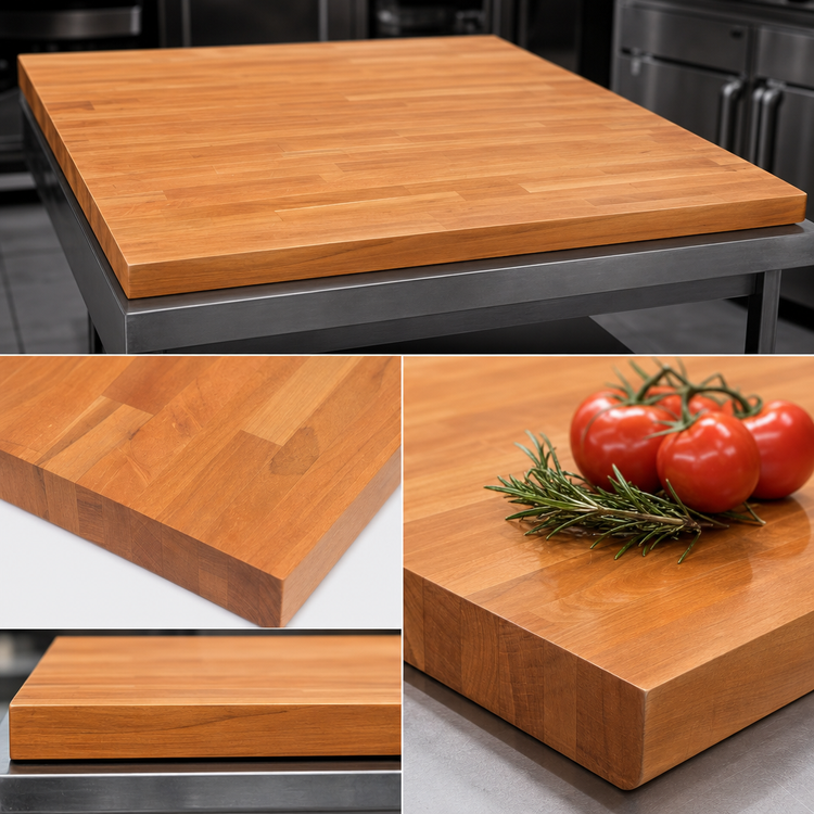 Product image #3 for Boos Block American Cherry Edge Grain Kitchen Countertop, 60 x 38 x 1-1/2 Inches, Varnique Finish