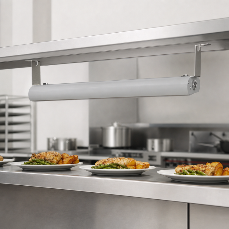Product image #3 for Vollrath 54-Inch Low Profile Unlighted Strip Heat Lamp with Aluminum Housing and Remote Infinite Switch