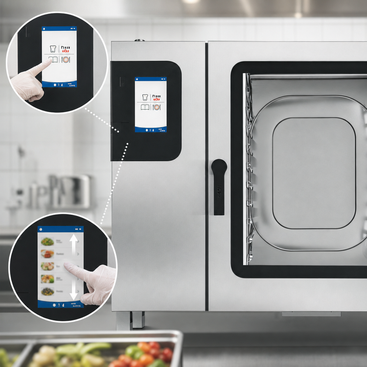 Product image #3 for Convotherm K12 Maxx Pro C4ET 10.20GB-N DD Full-Size Gas Combi Oven/Steamer School Package