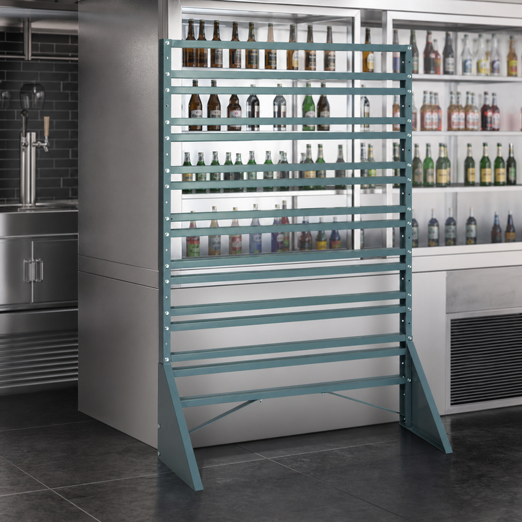 Product image #3 for Quantum QRU-16S Single-Sided 16-Rail Rack for Back Bar Coolers
