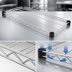 Thumbnail image #3 for Eagle Group QuadTruss Quad-Adjust 24-Inch x 14-Inch Stainless Steel Wire Shelf