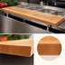 Thumbnail image #3 for John Boos 48 Inch x 10 Inch Northern Hard Rock Maple Steam Table Cutting Board with Adjustable Stainless Steel Supports