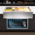 Thumbnail image #3 for La Rosa Drop-In Self-Contained Refrigerated Cold Pan, 5 Full-Size Pans, 3-Inch Recessed