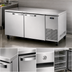 Thumbnail image #3 for True SPEC SERIES 2-Section Deep Undercounter Refrigerator, 33°F to 38°F, Self-Contained Side-Mounted, Stainless Steel