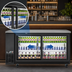 Thumbnail image #3 for Migali 60.75-Inch Back Bar Refrigerator with 2 Sliding Glass Doors