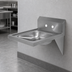 Thumbnail image #3 for ADA Wall-Mount Stainless Steel Hand Sink with 14 x 16 Inch Bowl and 8 Inch Backsplash