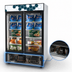 Thumbnail image #3 for Migali Competitor Series Two-Section Glass Door Freezer Merchandiser, 49 Cu. Ft., Bottom-Mount Self-Contained