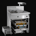 Thumbnail image #3 for Imperial Electric Floor Fryer with Built-In Filter System and Dump Station, 75 lb Capacity