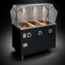 Thumbnail image #3 for Vollrath 2-Series Affordable Portable™ 3-Well Mobile Electric Hot Food Station with Buffet Breath Guard and Lights