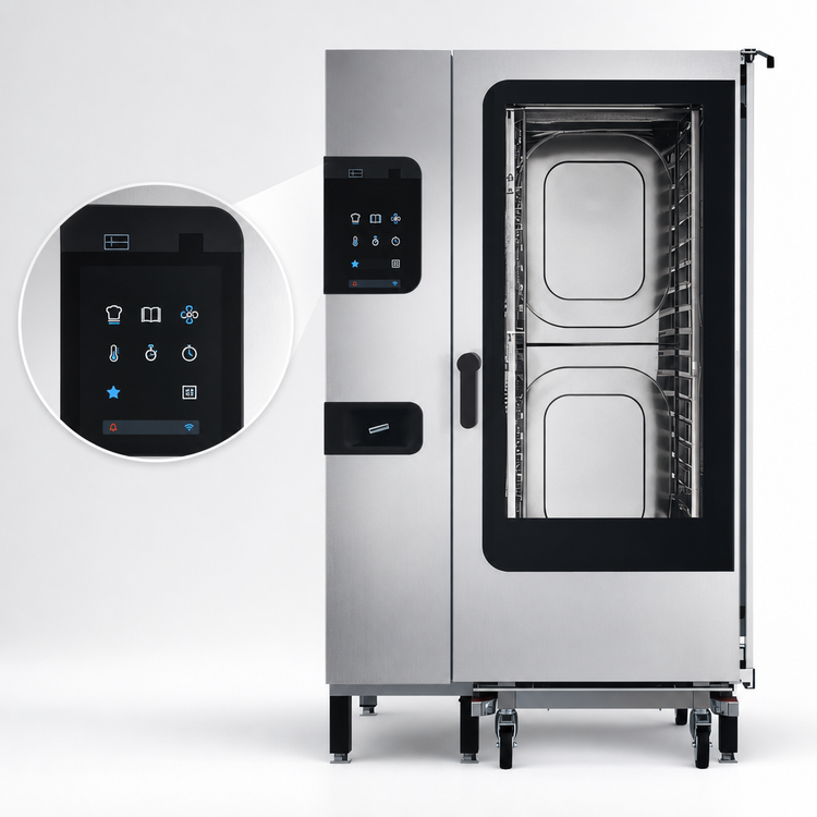 Product image #3 for Convotherm C4 ET 20.20GS-N EasyTouch Roll-In Gas Boilerless Combi Oven
