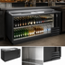 Thumbnail image #3 for Serv-Ware 64-Inch Bottle Cooler, Black Painted Steel Exterior, Stainless Steel Interior, 17.2 Cu. Ft., 115V