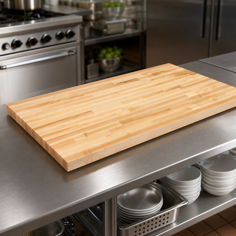 Product image #3 for Boos Block Blended Edge Grain Maple Kitchen Countertop, 84 x 42 x 1-1/2 Inch, Oil Finish