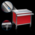 Thumbnail image #3 for Director's Choice Mobile Beverage Counter with Full-Length Drip Trough, 36 x 30 x 34 Inches