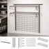 Thumbnail image #3 for Metro SmartWall Wall-Mount Starter Shelving Station Base Kit with 24 x 48 Grid and 18 x 48 Shelves