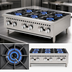 Thumbnail image #3 for Migali Competitor Series® 36-Inch Countertop 6-Burner Heavy-Duty Gas Hot Plate