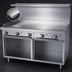 Thumbnail image #3 for Garland G Starfire Pro 60-Inch Gas Restaurant Range with 1 Griddle and 2 Storage Base Cabinets