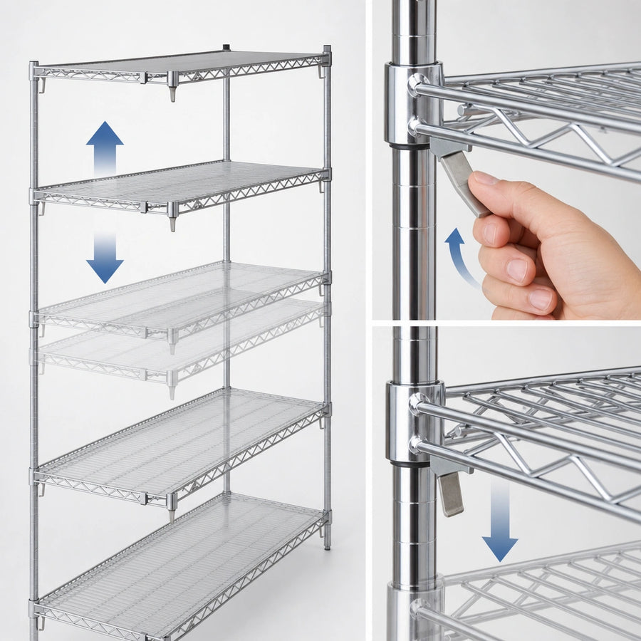 Super Adjustable Shelf System