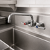 Thumbnail image #3 for BK Resources Evolution Splash-Mounted Faucet with 4-Inch Centers and 14-Inch Swing Spout