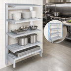 Thumbnail image #3 for Channel Manufacturing TT2060 Tubular Cantilever Shelving Unit, Freestanding Aluminum, 60"W x 20"D x 72"H