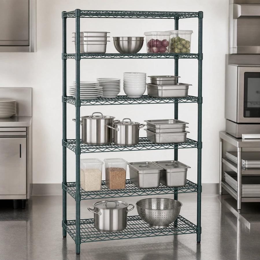 Five Wire Shelves