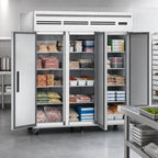 Thumbnail image #3 for Everest Refrigeration ESF3 Three-Section Reach-In Freezer, 71.0 Cu. Ft., Top-Mounted Self-Contained Refrigeration, Solid Hinged Doors