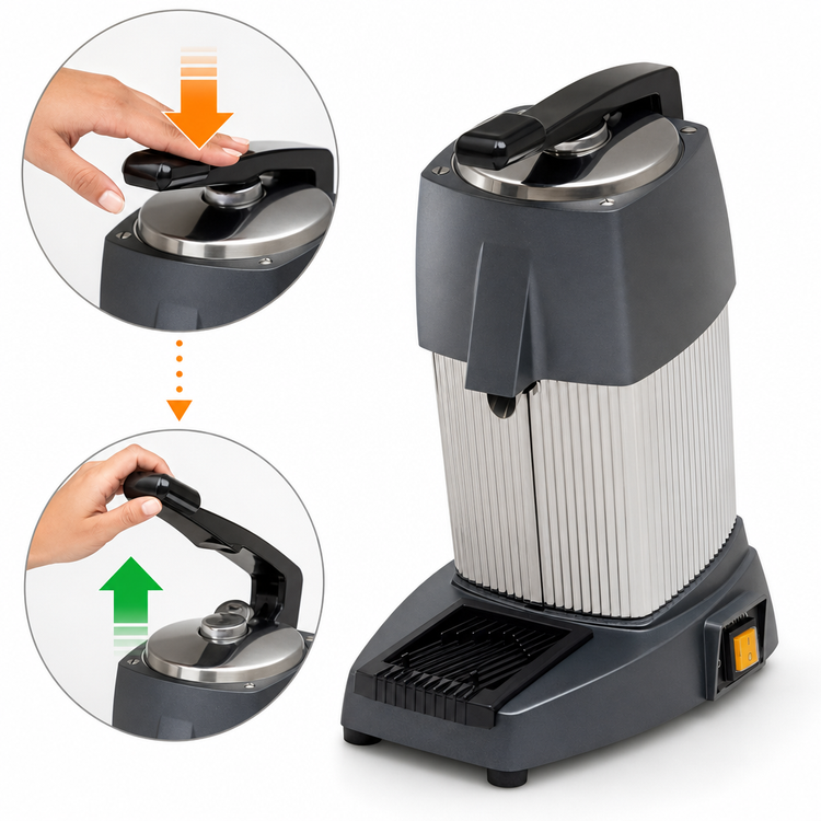 Product image #4 for Santos 10C Countertop Citrus Juicer with Lever and Automatic Pulp Ejection