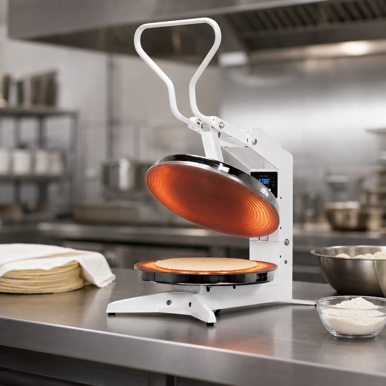 Product image #3 for Proluxe Flex X2T Countertop Manual Dual Heated Tortilla Dough Press