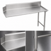 Thumbnail image #3 for 60-Inch Right-Side Straight Clean Dish Table, 304 Stainless Steel