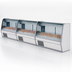 Thumbnail image #3 for Howard-McCray 32E Series 74-Inch Curved Glass Remote Fish and Poultry Refrigerated Display Case