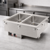 Thumbnail image #3 for Vollrath Two-Well Modular Drop-In Electric Hot Food Well, Thermostatic, Manifold Drain, 12 x 20 Full-Size Pans, 120V