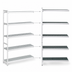 Thumbnail image #3 for Fermostock 5-Tier Polymer Shelving Unit Expansion Kit, 52W x 18D x 83H