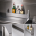 Thumbnail image #3 for Advance Tabco Underbar Basics™ Single-Tier Stainless Steel Speed Rail, 36 Inch, 9-10 Bottle Capacity