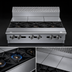 Thumbnail image #3 for Garland Cuisine Series Heavy Duty 36-Inch Modular Top Gas Range with 3 Open Burners and 3 Hot Tops