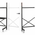 Thumbnail image #3 for Metro SmartLever SM763024-ADD Add-On Cantilevered Shelving Kit, Epoxy-Coated Steel, for 24 x 30 Inch Shelves