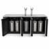 Thumbnail image #3 for Pro-Line E-Series Three-Section Draft Beer Cooler, 95.5-Inch Wide, 5-Keg Capacity, Black