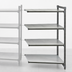 Thumbnail image #3 for Cambro Camshelving Basics Plus 4-Tier Solid Add-On Polymer Shelving Unit, 21