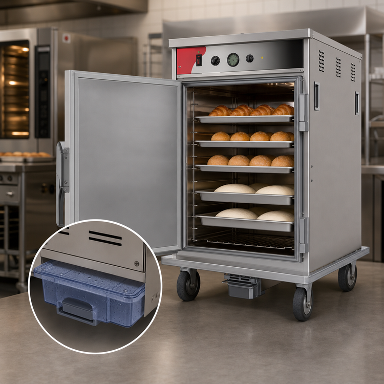 Product image #3 for BevLes Climate Select Half-Height Humidity Controlled Heated Holding Cabinet / Proofer, Universal Width, 120V