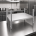 Thumbnail image #3 for Stainless Steel Dishtable Undershelf, 126 x 24 Inches, Adjustable Die-Cast Leg Clamps