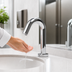 Thumbnail image #3 for T&S Brass WaveCrest Touchless Gooseneck Lavatory Faucet, Single-Hole Deck Mount, Polished Chrome, 0.5 GPM
