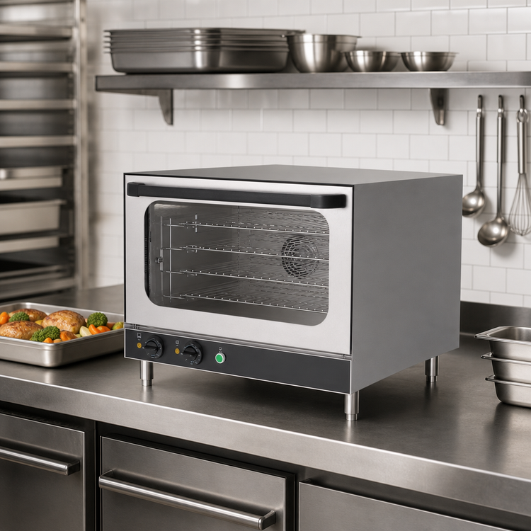 Product image #4 for Vollrath Full-Size Countertop Standard Convection Oven, Stainless Steel, 4-Pan Capacity, 208-240V