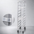Thumbnail image #4 for Channel Manufacturing 517AP All-Welded Aluminum End-Load Platter Rack, 10-Platter Capacity, 10.5-Inch Platters, 6-Inch Spacing