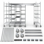 Thumbnail image #3 for Metro TOP-TRACK TTM18C Mobile Shelving Unit Kit, Chrome Plated, 18-Inch Wide